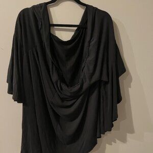 Torrid Black Sleeve Off Shoulder Neck in Size 5X